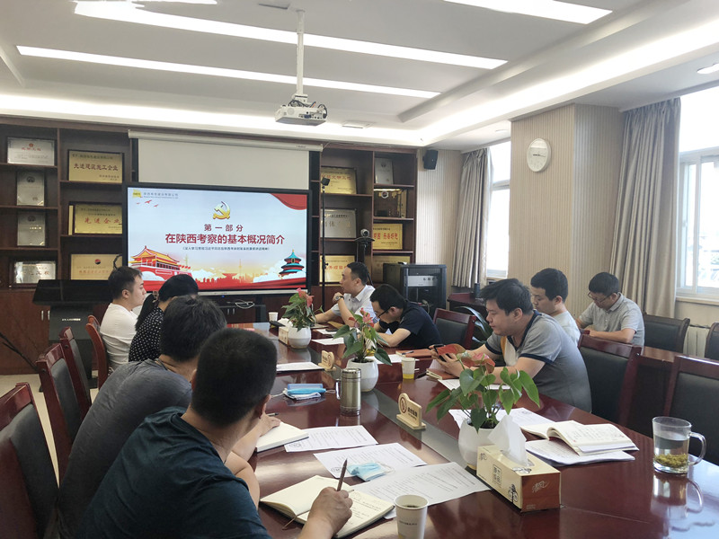 “奮力譜寫新時(shí)代、追趕超越新篇章”——公司第四黨支部學(xué)習(xí)貫徹落實(shí)“習(xí)近平總書記來陜考察重要講話精神”  