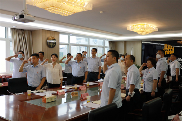 公司第一黨支部開(kāi)展支部書(shū)記講黨課暨黨員“政治生日”主題黨日活動(dòng)