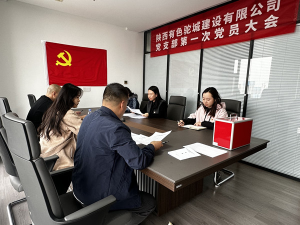 凝心聚力啟新程，有色駝城黨支部正式成立！